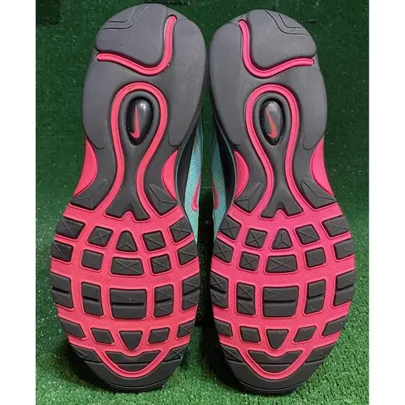 🟥🟥SOLD🟥🟥Nike Air Max ‘97 ‘Hyper Turquoise’ Men’s LTR Sneaks CU4877300 ~W 10 - Picture 9 of 16